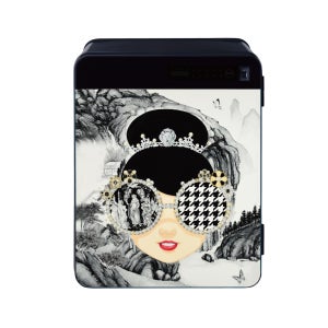 (김지희작가X선일금고)40L Queen Check 메타셀 소형 가정용 미니 금고