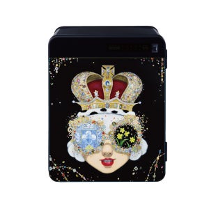 (김지희작가X선일금고)40L Queen Flower 메타셀 소형 가정용 미니 금고