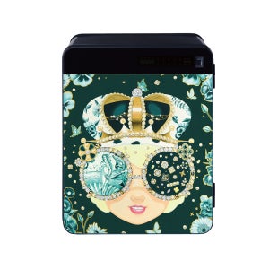 (김지희작가X선일금고)40L Queen Green 메타셀 소형 가정용 미니 금고