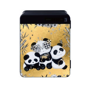 (김지희작가X선일금고)40L Three Pandas 메타셀 소형 가정용 미니 금고