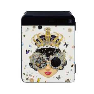 (김지희작가X선일금고)40L Queen black Tree 메타셀 소형 가정용 미니 금고