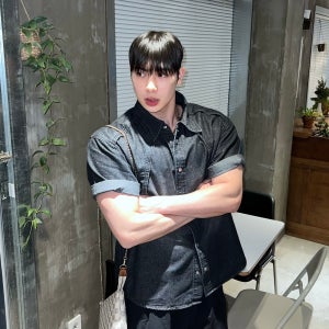 머슬핏셔츠 웨스턴셔츠 반팔남방 남자반팔청남방