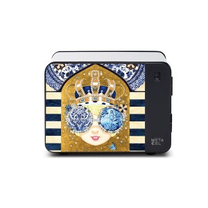 (김지희작가X선일금고)20L Queen Stripe 메타셀 소형 가정용 미니 금고