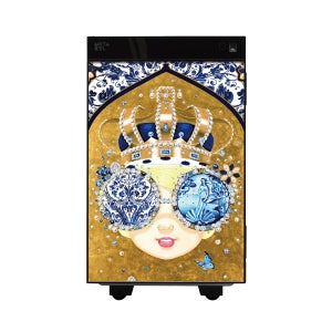 (김지희작가X선일금고)60L Queen Stripe 메타셀 소형 가정용 미니 금고