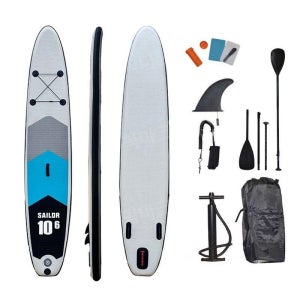 패들보드 공기주입식 패들 고무 보트 초보 세트 서핑