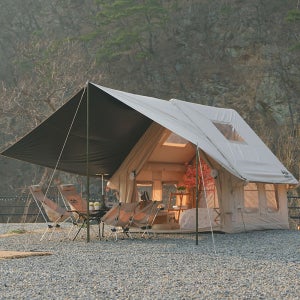 포레니아 올라프 에어텐트 감성 오두막 단독 도킹 확장 타프 면TC