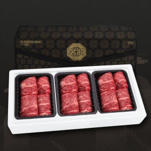 더고기식탁 구이1호 1.2kg (등심400g+400g+400g) 1등급 한우선물세트