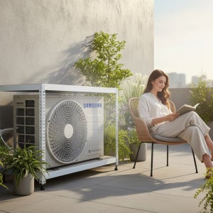 에어컨 실외기 선반 거치대 받침대 철제 앵글 랙 맞춤 제작 300x300x300 기본 2단