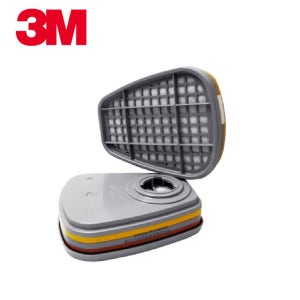 3M 6003K 유기산성가스 방독면 정화통 양구형