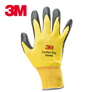 3M 컴포트그립 옐로우 NBR코팅 다목적 작업장갑