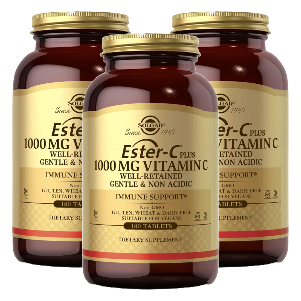 솔가 <b>에스터</b> <b>C 플러스 1000mg 비타민C</b> 180정 x 3개