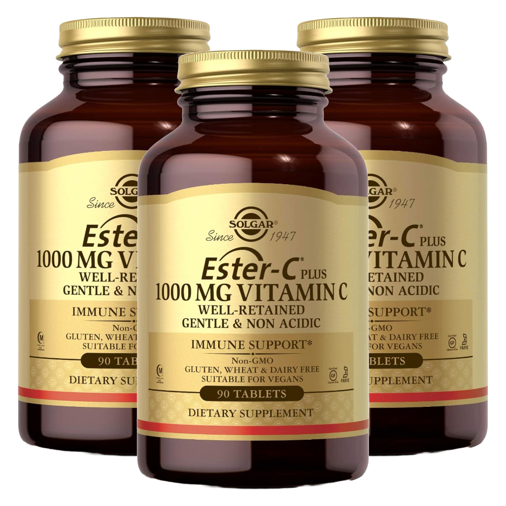 솔가 <b>에스터</b> <b>C 플러스 1000mg 비타민C</b> 90정 x 3개