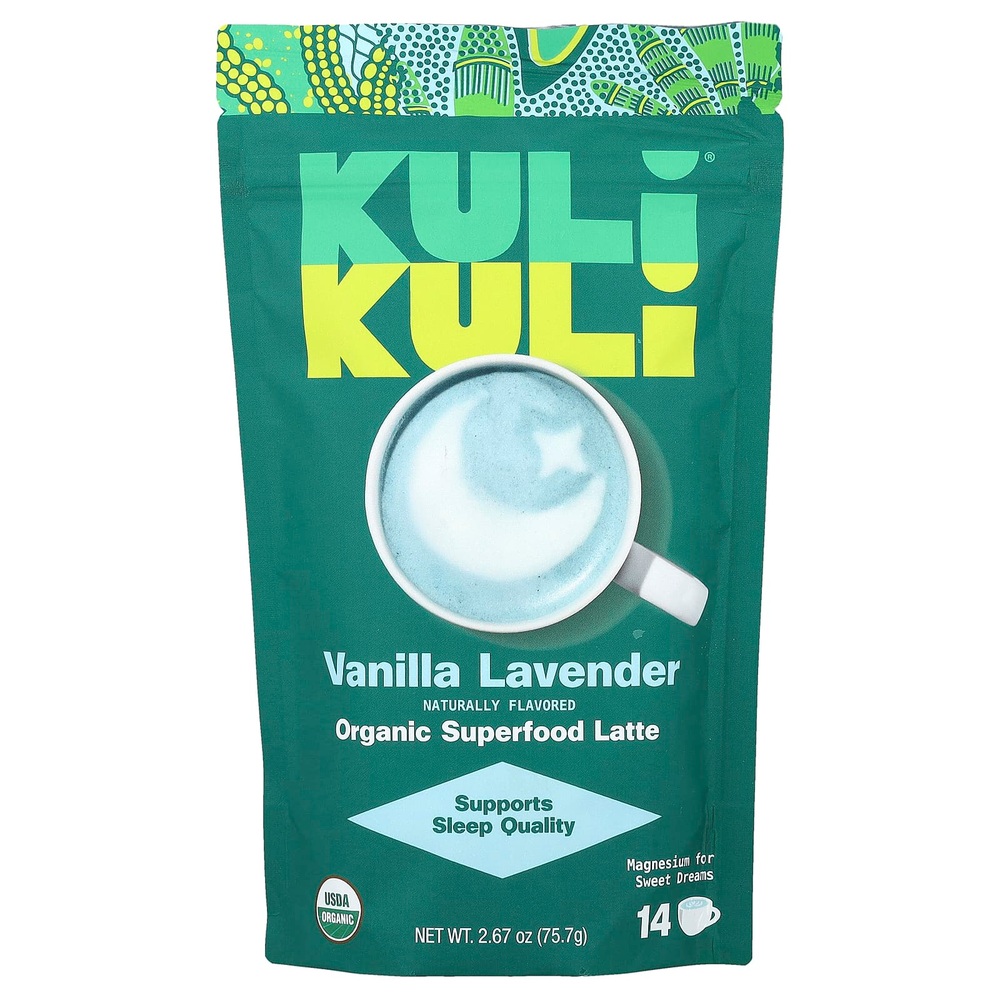 <b>Kuli Kuli</b> 유기농 슈퍼 푸드 라떼 바닐라 라벤더 75.7g