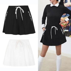 SNP골프 여성 액티브핏 드로스트링 스포티 골프 스커트