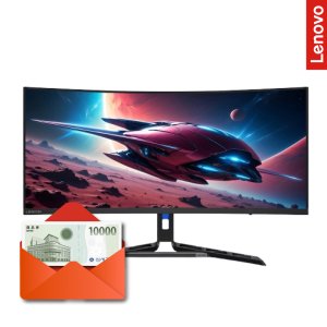 [특가+상품권증정] Lenovo 최신형 LEGION UWQHD 커브드 게이밍 모니터 180Hz 무결점 AS3년 86.36cm