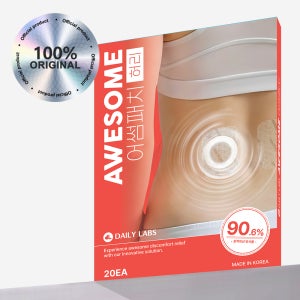 어썸패치 허리전용패치 근육 관절 파스 허리 붙이는 동전 원적외선