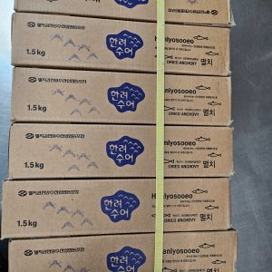 국산통영멸치 식당용 육수 다시 국물용 고노리 (곤어리) 1박스1.5kg 대용량 6박스 9kg