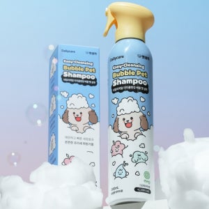 펫생각 피부케어 거품 샴푸 300ml 버블샴푸