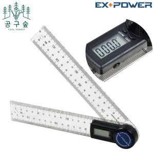 EXP 디지털각도기 전자 각도계 EDA-200P 배터리포함