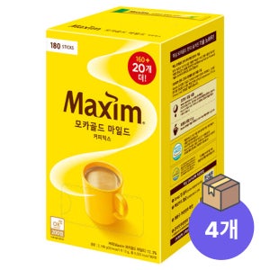 동서식품 맥심 모카골드 커피믹스 180T x 4개