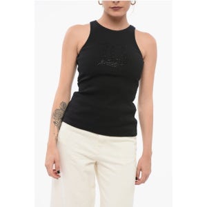 블루마린 블루마린 블랙 슬리브리스 탑 P422T049AN0990