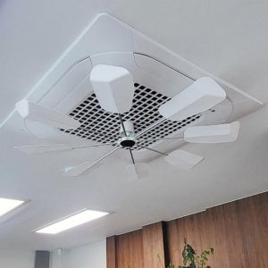 시스템 천장형 에어컨 실링팬 바람 개비 막이 윈드바이저