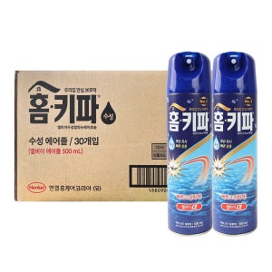 홈키파 수성 에어졸 엘비이 알파 500ml 1박스 30개입 뿌리는 모기약 살충제