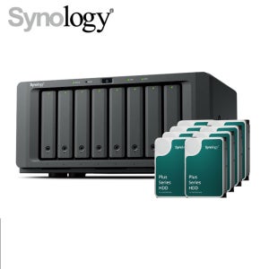 시놀로지 나스 DS1825+NAS 8베이 48TB (HAT3300-6TBx8) 정품하드포함 레이드구성 무료지원