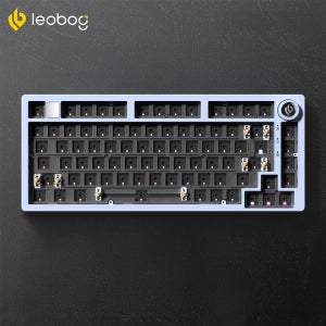 레오보그 HI75C 알루미늄 기계식 키보드 LEOBOG 블루, 유무선 RGB 베어본