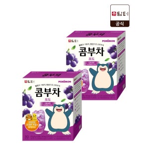 담터 포켓몬 콤부차 포도, 30개입, 2개