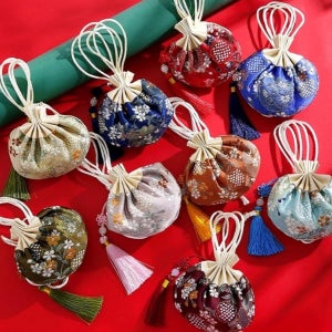 일본인선물 외국인친구 복주머니