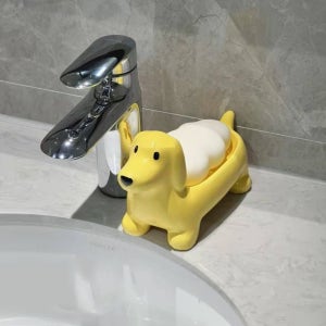 꾸꾸돌 댕댕바스 비누받침대 거치대 욕실소품 비누홀더 애견 인테리어 비누 트레이 선물용