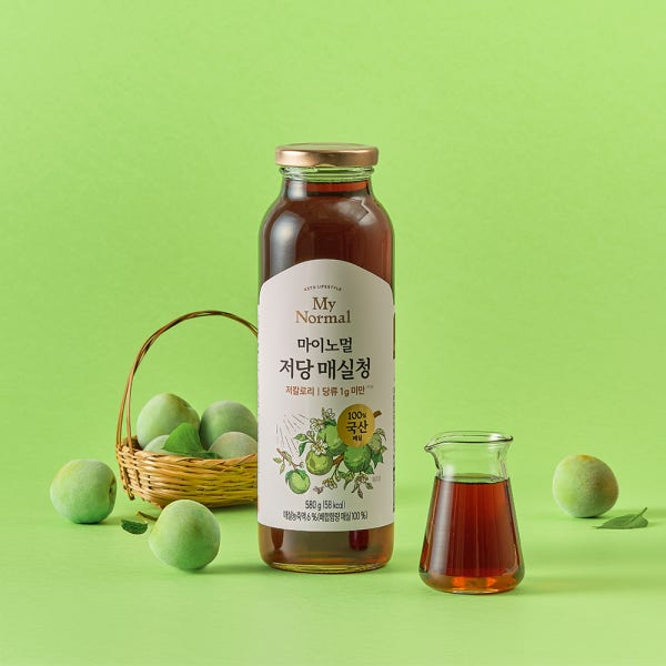 마이노멀 저당 저칼로리 매실청 580g (100% 국산 매실)