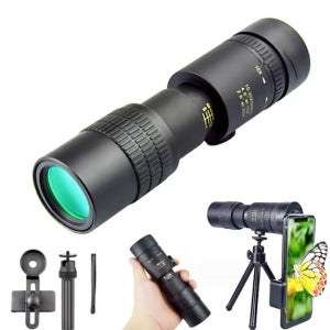 휴대용 300배 줌 HD 단안 망원경 고배율 슈퍼줌 휴대폰 캠핑 단망경 렌즈 (A1025)