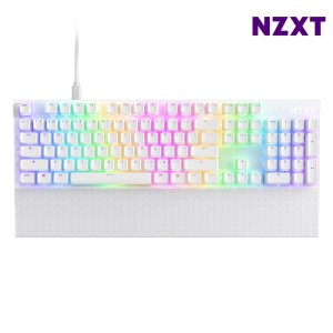 NZXT FUNCTION2 FULL 화이트 유선 게이밍키보드 8K