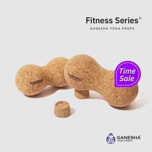 가네샤요가프랍스 NEW 가네샤 코르크 마사지볼 듀얼