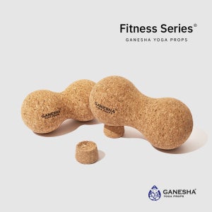 가네샤요가프랍스 NEW 가네샤 코르크 마사지볼 듀얼