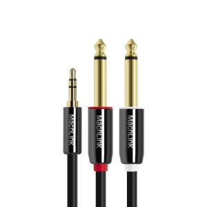 마하링크 3극 스테레오 TO 5.5(6.3)모노 Y 오디오 케이블 15M ML-SY6150