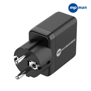 엠피맨 65W GaN PD 멀티 포트 접지 고속 충전기 C타입 USB-A 아이폰 초고속