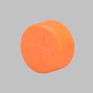 실리콘 파이프캡 48파이 형광 주황색 1봉 100EA 공사 볼트캡 철근캡 고무캡 비계 철근안전캡 단관
