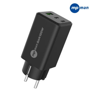 엠피맨 100W GaN PD 멀티 포트 접지 고속 충전기 C타입 USB-A 아이폰 초고속