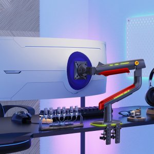 노스바유 팬텀 고중량 싱글 모니터암 거치대 NB L50 RGB