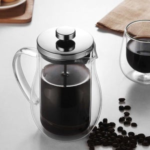 커피 프렌치 프레스 카페 집들이선물 핸드드립 드리퍼 여과 수동 드립퍼 캠핑 추출기 유리
