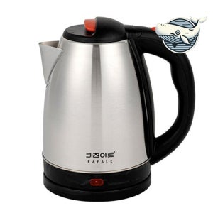 무선 전기주전자 1.8L 고급스러운 실버 포트 커피 차