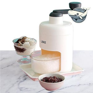 가정용 수동 얼음 빙수기 디자인 여름 디저트 눈꽃 분쇄기 팥 빙수만들기 미니