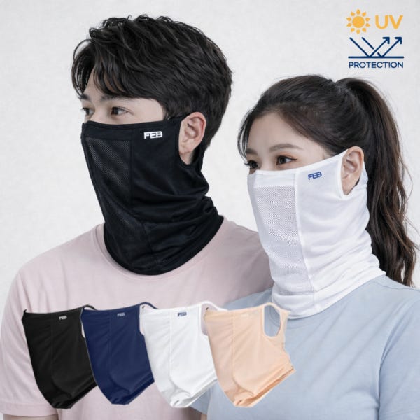 자외선차단마스크 얼굴햇빛가리개 골프마스크 쿨버프 망사 볼전체 러닝마스크 안면 썬 복면자전거