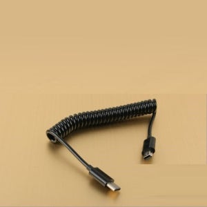 USB 3.1 Type C 스프링 케이블 10cm C타입 to 미니 5