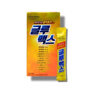 글루맥스 피로회복 수능 수험생 직장인 고함량 아미노산 액상 30포, 1개