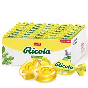 리콜라 캔디 무설탕 레몬민트 대용량 사탕 1box