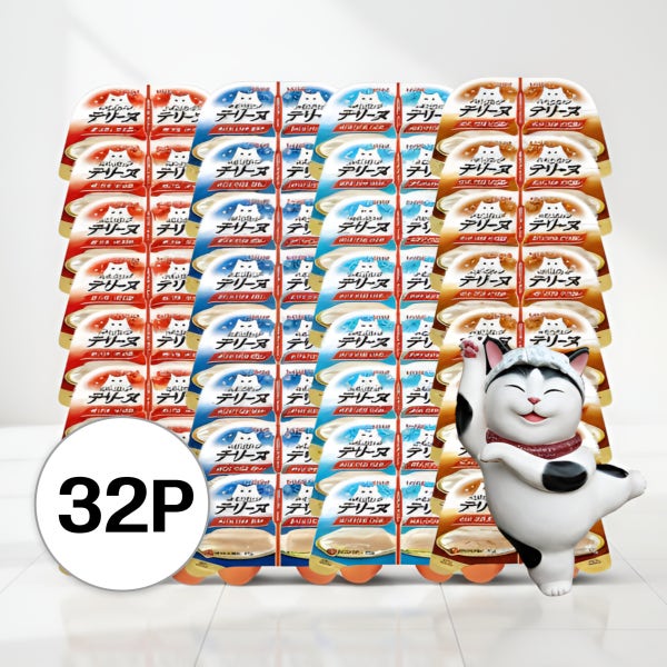 이나바 트윈컵 테린 4종콤보 70g 32개입 고양이캔 고양이간식